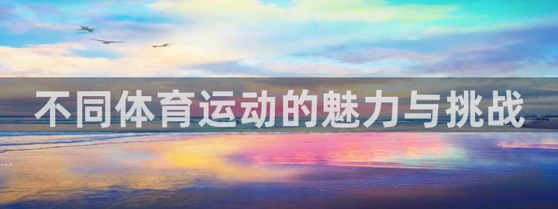 德国vsport体育官方正版app集团：不同体育运动
